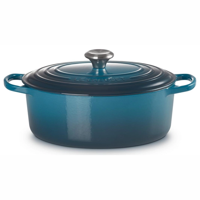 Braadpan Le Creuset Signature Ovaal Deep Teal 29 Cm Kookexpert